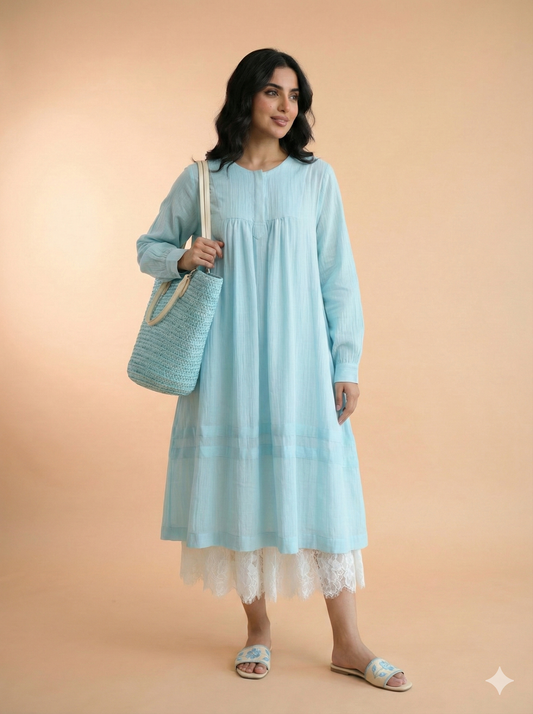 عباية بوال سماوي بقصة واسعة